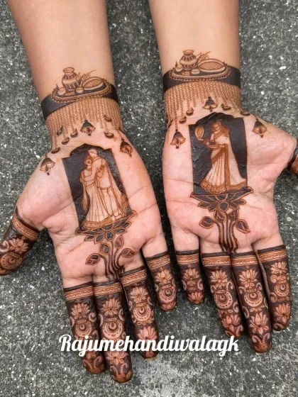 Raju Mehendi - Festive Mehendi Karwa Chauth Mehendi photo 4