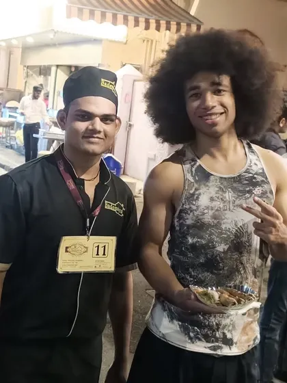 International TikTok star Noel Robinson came from Germany to the lanes of Mumbai to try our food. We were on his checklist, and we are glad we did not disappoint.