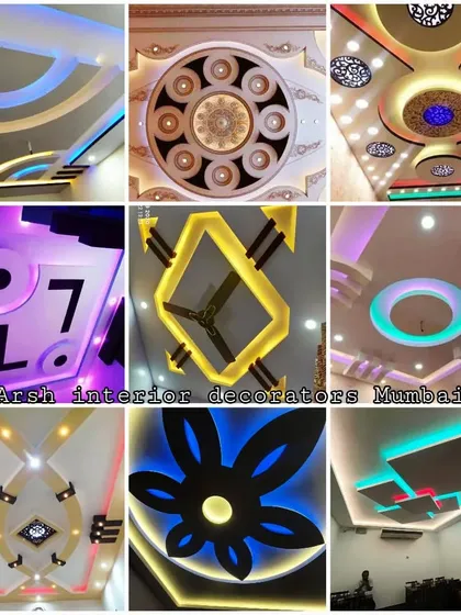 A beautiful collection of false ceiling designs, showcasing intricate patterns, bold colors, and creative lighting schemes.
