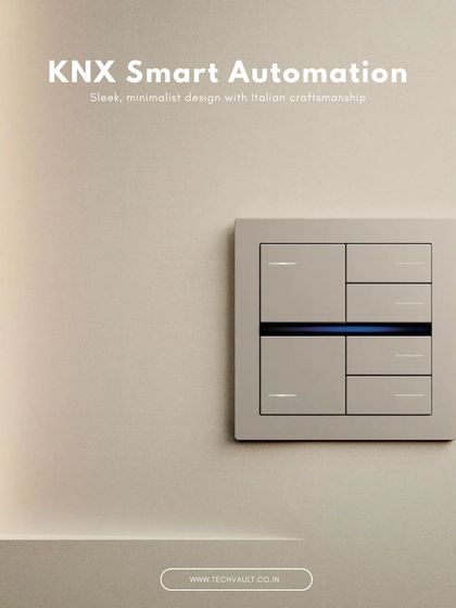 This keypad is a great example of KNX smart automation. It features a sleek, minimalist design with Italian craftsmanship, bringing both reliability and elegance to your wall.