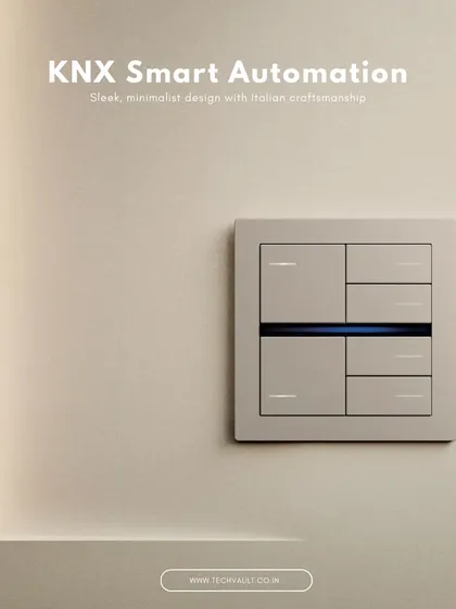 This keypad is a great example of KNX smart automation. It features a sleek, minimalist design with Italian craftsmanship, bringing both reliability and elegance to your wall.