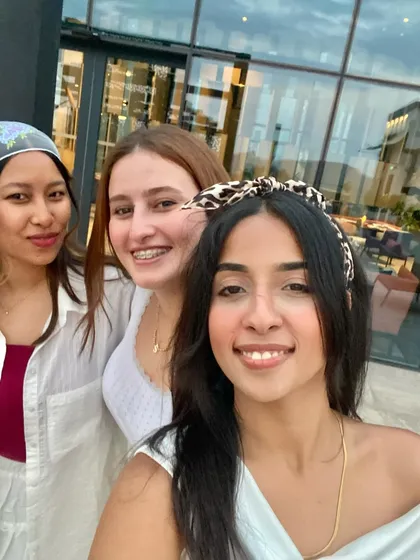 A happy selfie with my new friends. The connections you make are one of the best parts of being a DJ.