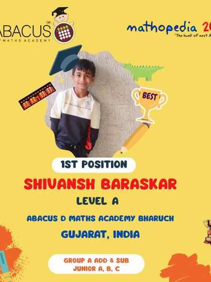 Abacus D Maths Academy - Educational Franchise & Teacher Training Mathopedia: Our Annual Competitions photo 29