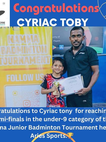 Manoj Kumar - Badminton Coaching for Kids & Youth Our Tournament Champions photo 67