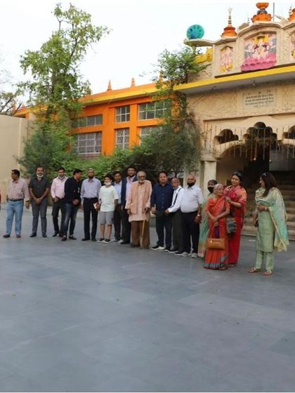 A group photo at the Kainchi Dham temple. Visiting this ashram is a reminder of the power of faith and the grace of the guru.
