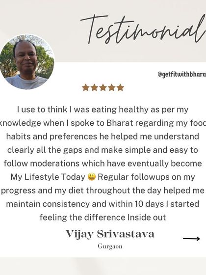 Vijay was hesitant about fad diets, and I'm glad he found my approach to be different. Understanding the gaps in your current "healthy" diet is the first step.
