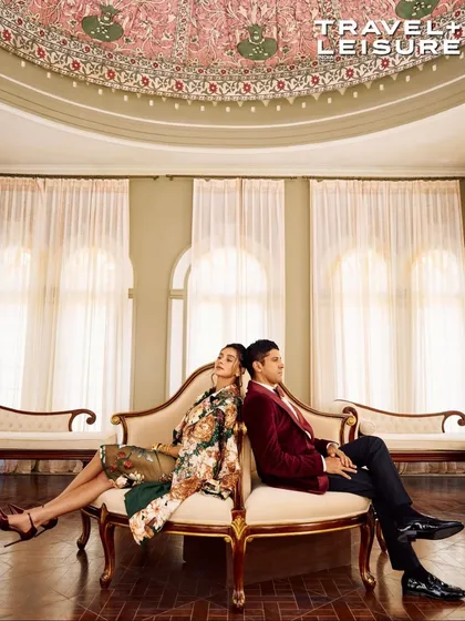 These images are from the editorial spread I styled for Farhan and Shibani Akhtar in Travel + Leisure. We curated a range of looks, from a bold animal print set by Rara Avis to elegant floral coordinates, to tell a story of luxury and togetherness.