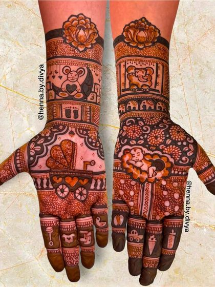 Baby Shower & Godh Bharai Henna photo 12