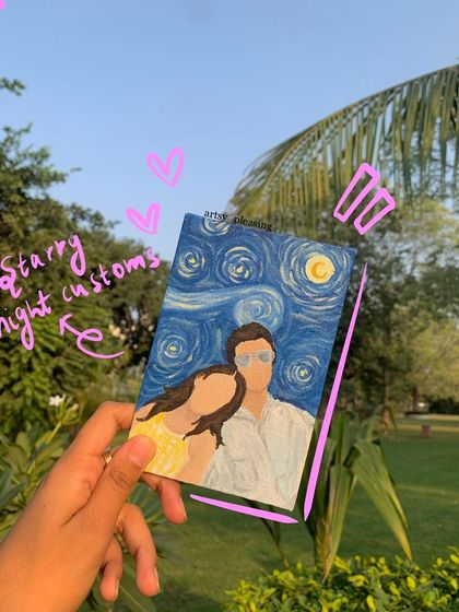 Vaishnavi Patel - Art Workshops Starry Night Painting Fun photo 3