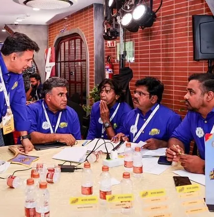 Building a championship team starts here, at the auction table. I work closely with management to identify and select players who fit our strategy and team culture for the Mysuru Warriors.