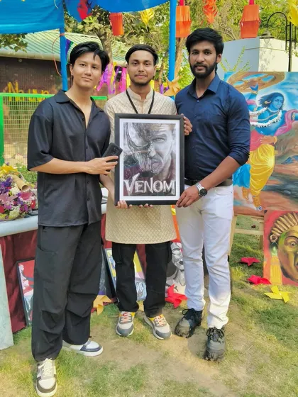 It was an honor to be invited to judge an art competition at Shaheed Bhagat Singh College in Delhi. I love seeing young artists get a platform to showcase their talent.