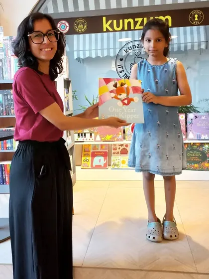 Another proud graduate of our summer camp! We love celebrating the dedication of our young readers who attend every session and reward them with exciting prizes.