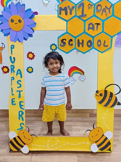 Purple Asters - Preschool & Daycare Making Memories: Special School Days photo 44