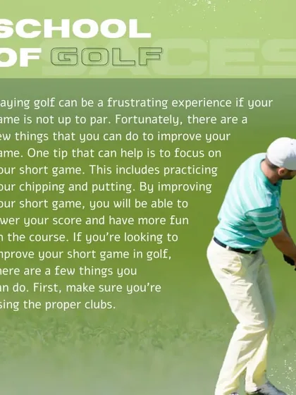 Improving your short game is the fastest way to lower your score. Our coaching emphasizes chipping and putting practice to build confidence and skill where it matters most.