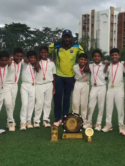 Champions in the making. Our talented Under-10 team, including both boys and girls, after winning the Eventistic Ventures Tournament. We nurture talent at every age group.