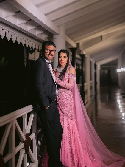 Further images showcasing my collection of modern gowns and lehengas. These photos provide different angles and details of each unique design, from romantic pre wedding shoots to elegant reception looks.