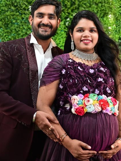 Dee Yashaswini - Occasion Wear Rentals Maternity Photoshoot Outfits photo 21