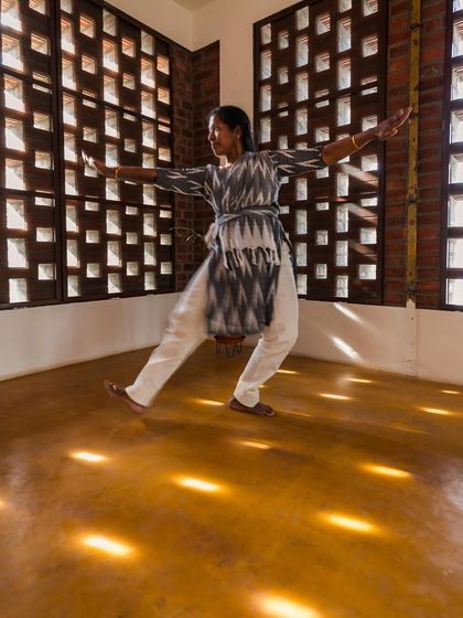 A collection of images that further explore our fascination with light. These photos capture how skylights, courtyards, and jaali walls fill our buildings with dynamic patterns of light and shadow.