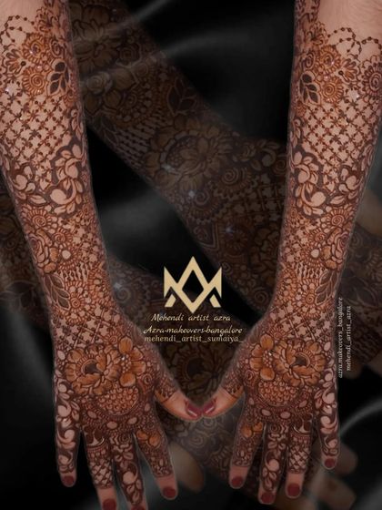 Azra Mehendi - Mehendi Artistry Full Bridal Mehendi photo 37