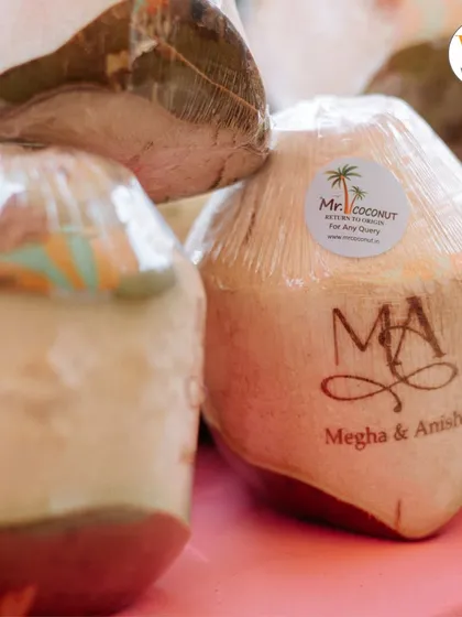 It's the small details that make an event truly personal. I offer unique touches like hot stamping your wedding monogram onto coconuts, a refreshing and memorable welcome drink for your guests.