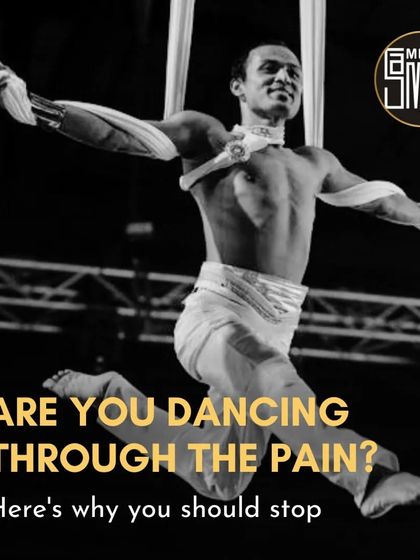 Are you dancing through the pain? As artists, we often push our limits, but it is crucial to listen to your body and stop before a minor ache becomes a major injury.