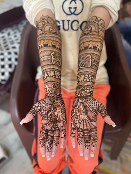 Lucky Mehndi Artist - Bridal Mehndi Full Bridal Mehndi (Hands & Arms) photo 20