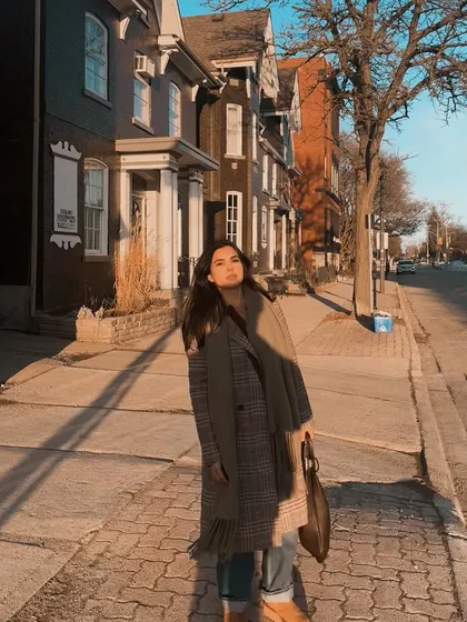 A golden hour photo from Stratford, Ontario. The long shadows and warm light create a beautiful, nostalgic mood.