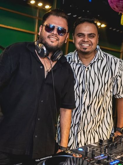 A proud moment standing next to the legendary DJ Akhtar after our Diwali gig together. Learning from and playing with your idols is a dream come true.