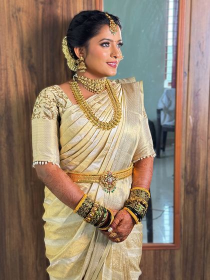 Sneha Kiran - Bridal & Event Makeup Artistry Traditional South Indian Muhurtham Brides photo 76