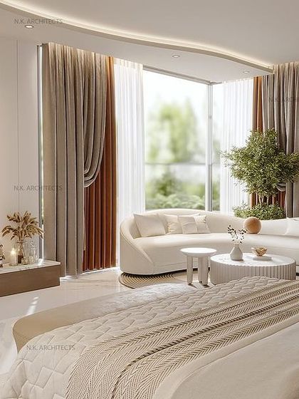 N.K. Architects - Interior Design Serene & Luxurious Bedrooms photo 46