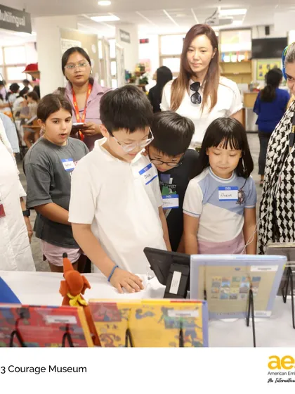 The Grade 3 Courage Museum showcased student explorations of courage in big and small ways. Through biographies and interviews, students created inspiring exhibits, reminding us that even the smallest voices can tell the biggest stories.