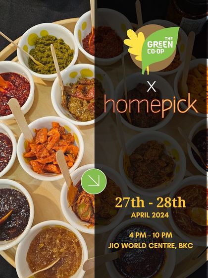 Join us at Jio World Drive for a flavour-filled journey. We've teamed up with The Green Co-op to bring you an array of tantalizing tastes from all over India.