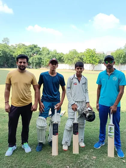 The next generation is here. Congratulations to our students Dhruv and Karan on their selection for the Delhi U-16 team.