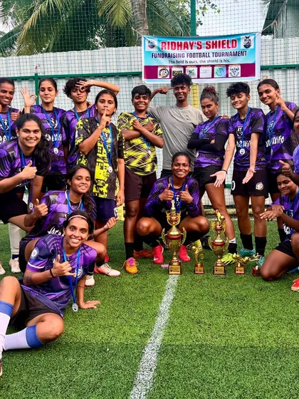 A special victory for a special cause. Our team after winning the Ridhays Shield fundraising tournament, playing for more than just a trophy.