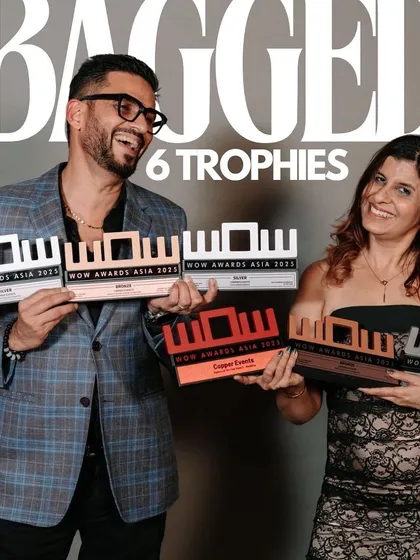 Our passion for creating unforgettable celebrations has been recognized with six WOW Asia Awards. This is a testament to our team's dedication and the trust our clients place in us to bring their most ambitious wedding dreams to life.