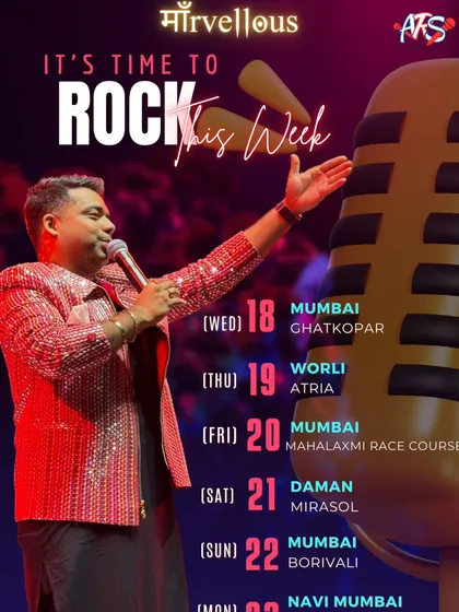 A look at a busy week of shows. From Ghatkopar to Daman, I am ready to bring the fire wherever the stage is.