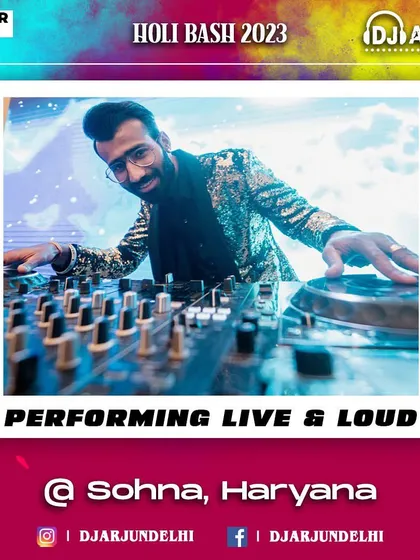 Bringing the color and energy to a Holi Bash in Sohna. I specialize in creating custom soundtracks for festival celebrations, ensuring the music matches the vibrant atmosphere of the occasion.