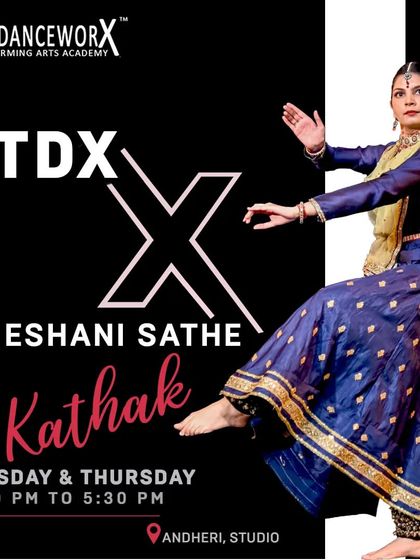 Experience the enchanting beauty of Kathak. We are proud to collaborate with Eshani Sathe to bring this classical Indian art form to our Andheri studio.