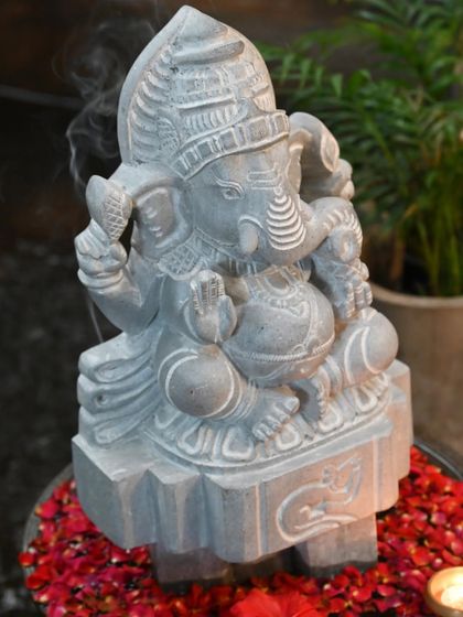 Greenhouse - Handcrafted Stone Sculpture & Decor Ganesha: The Remover of Obstacles photo 16