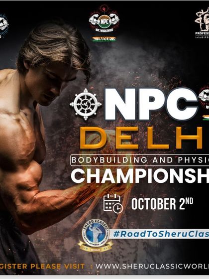 The official announcement for the NPC Delhi Championships. As part of the NPC family, we provide a clear path for athletes on the road to Sheru Classic.