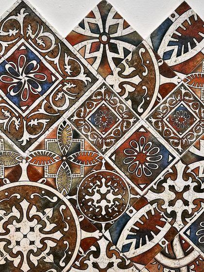 These intricate tile patterns are a metaphor for our lives. The first step to creating change is to learn the patterns we are living in.