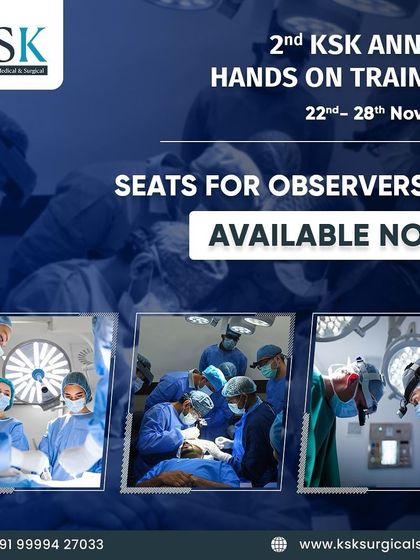 An announcement for observership seats at our 2nd KSK Annual Hands-On Training. Observers also receive a free practice kit to hone their skills.