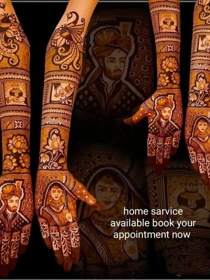 Vijay Singh - Bridal Mehndi Portrait & Storytelling Mehndi photo 28