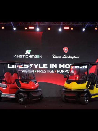 The global grand launch of the Kinetic Green & Tonino Lamborghini lifestyle golf carts. We managed the entire event, including a complex cube launch sequence with suction machines and a turntable mechanism.