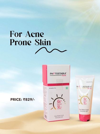For acne-prone skin, the Photostable Acne sunscreen is specially formulated to protect without triggering breakouts, which is a common concern with many sunscreens.