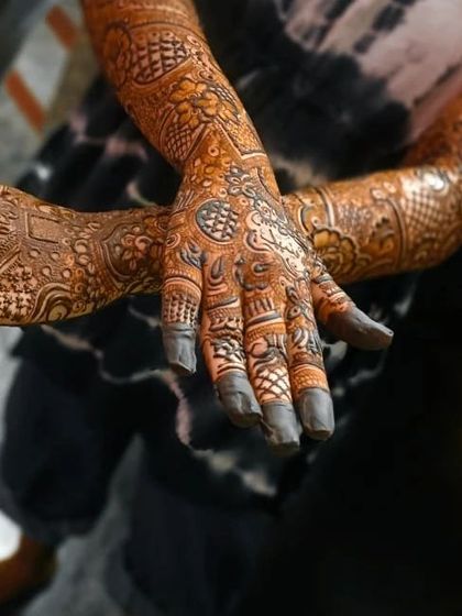 Mehendi Art by Nishat - Mehndi (Henna) Artistry Elaborate Bridal Henna photo 62