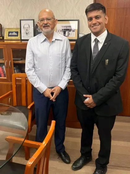 In discussion with Mr. Sunjoy Joshi, Chairman of the Observer Research Foundation (ORF). Engaging with leaders from premier think tanks is essential to stay ahead of policy shifts in energy, foreign policy, and international law that impact my clients.