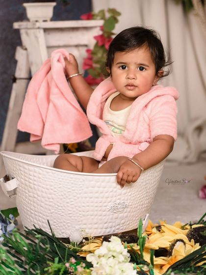 A collection of our fun and bubbly bathtub photos. This theme allows for playful and candid shots, with props like rubber ducks and cozy robes to complete the look.