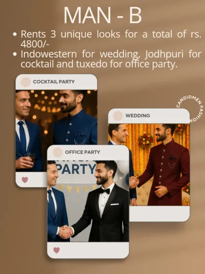 CandidMen - Men's Occasion Wear Rental Why Rent? The Smart Choice photo 32