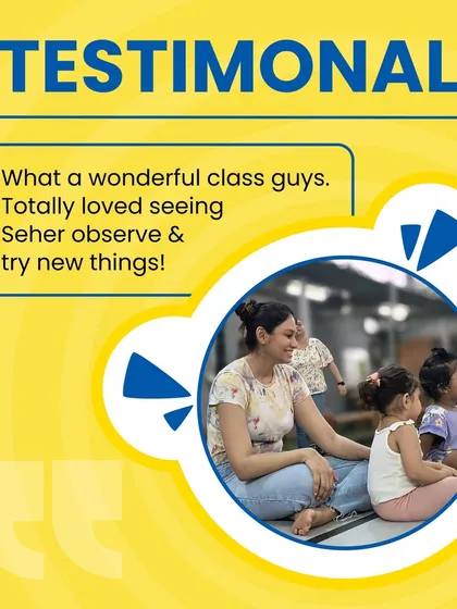 We love hearing from our JuniorFit families! This parent's testimonial about seeing their child observe and try new things is exactly why we do what we do. It’s a joy to watch them grow in confidence.